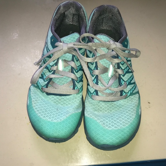 Merrell Bare Access trail running teal performance sneakers - Picture 6 of 15